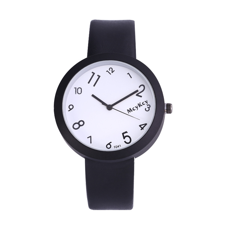 Jelly disc Small size Case 12 numbers Scale dial   trend Watch Belt Watch female