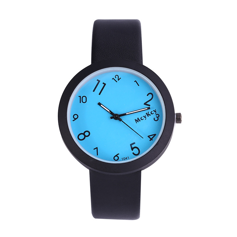 Jelly disc Small size Case 12 numbers Scale dial   trend Watch Belt Watch female