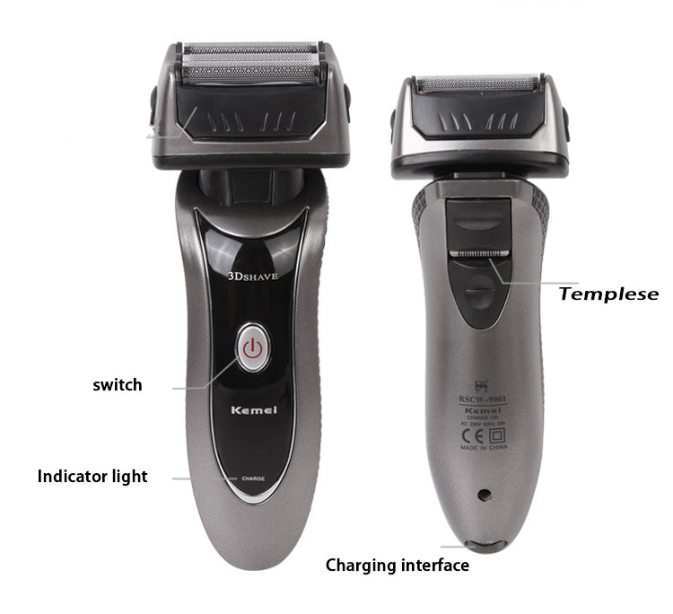 Men Reciprocating 3 razor electric shaver Home Razor