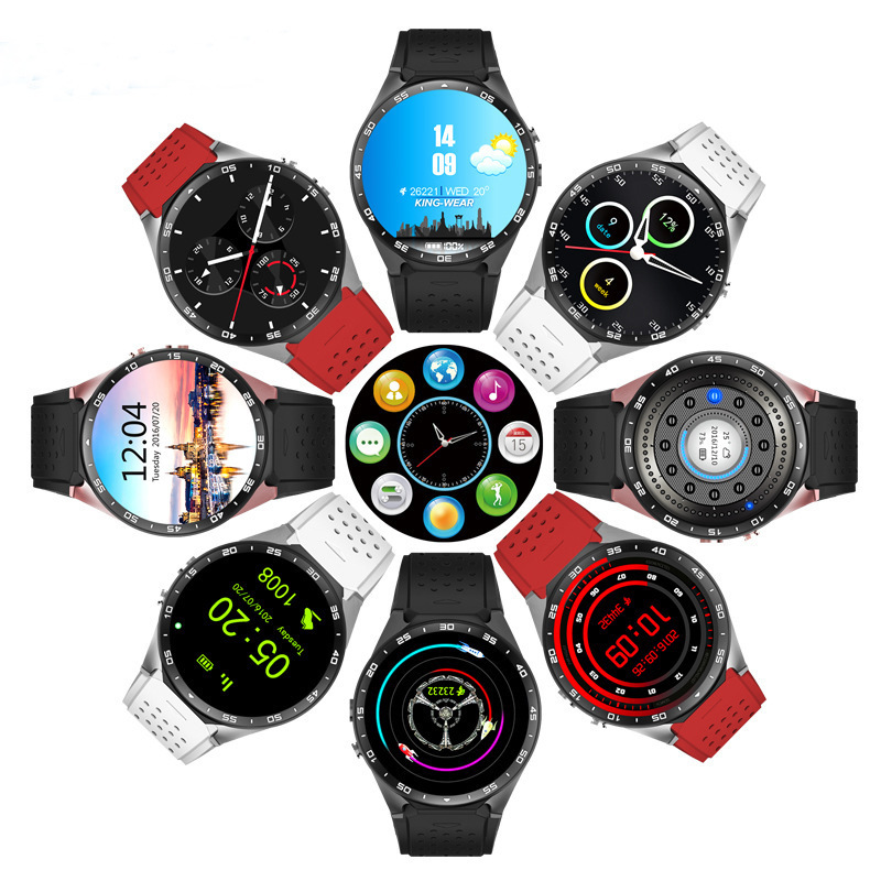 Intelligent Round screen Bluetooth Watch Step Heart rate Positioning HD screen wristband