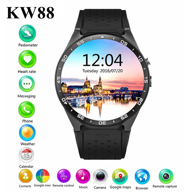 Intelligent Round screen Bluetooth Watch Step Heart rate Positioning HD screen wristband