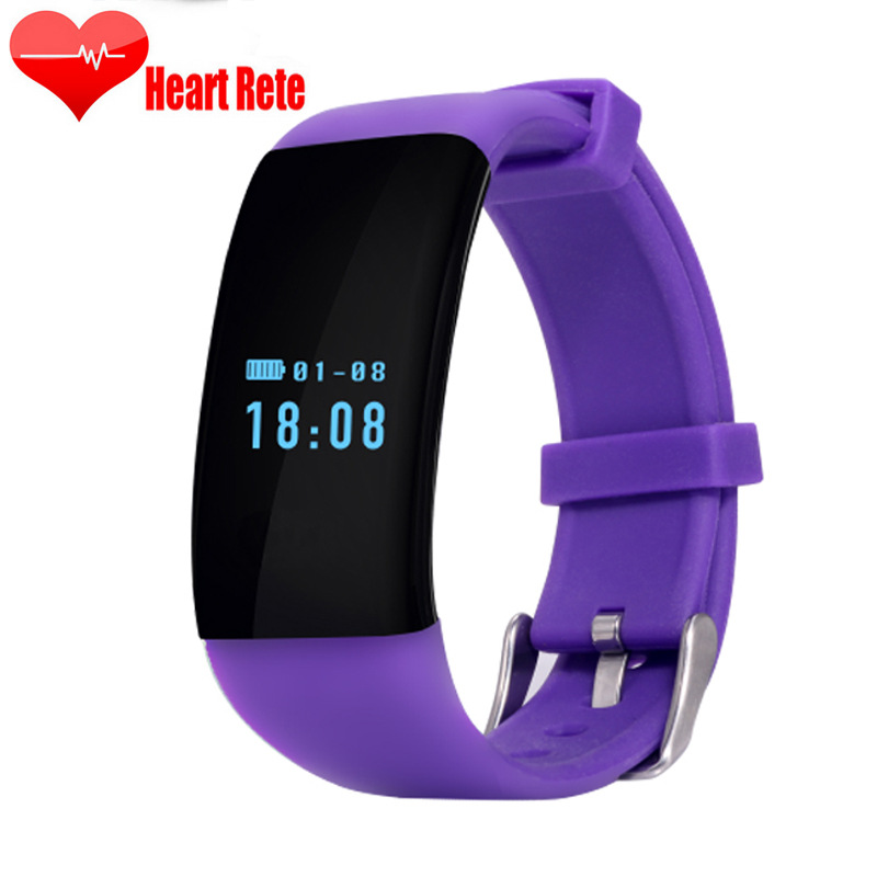 Heart rate Monitor Movement Wristband Touch SCcreen Movement Step Bluetooth Intelligent Wristband...