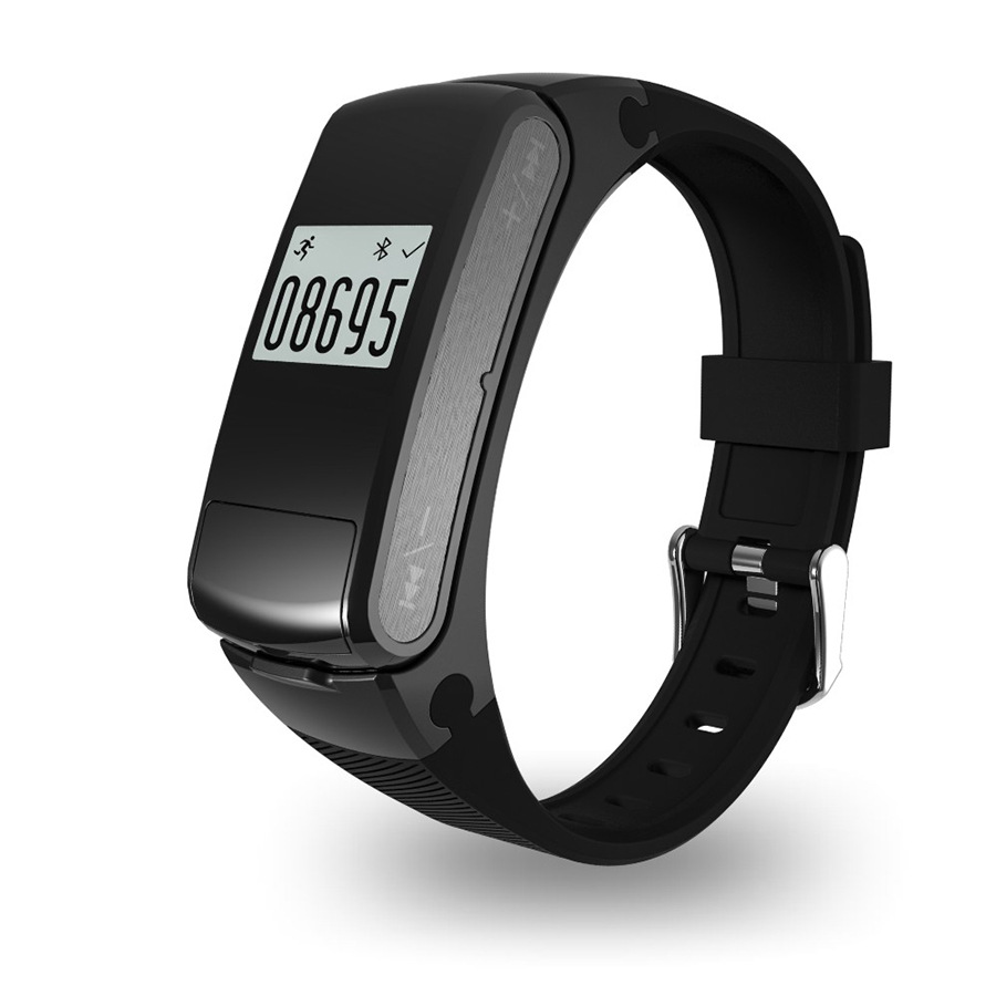 Music Bluetooth Wristband  Movement Step Stand by TF Card Heart Rate Monitoring Handsfree