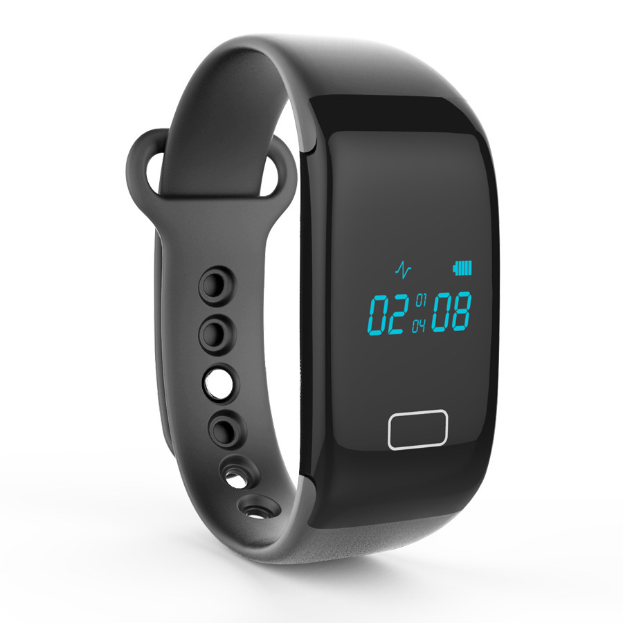 Intelligent Wristband Real Time Heart Rate Monitor Movement Pedometer Health Bluetooth Waterproof