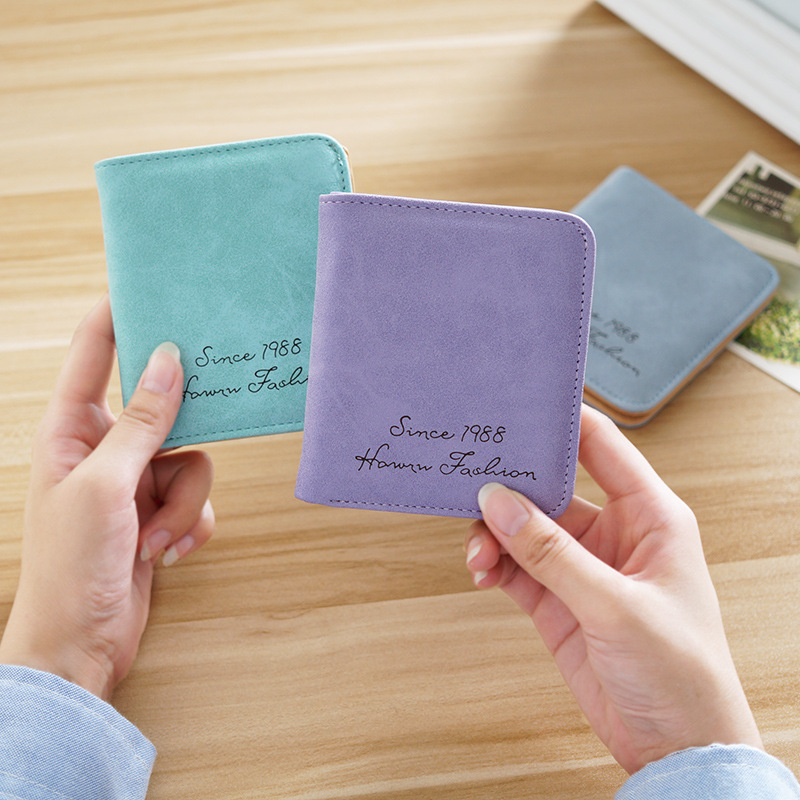 Ms Wallet Short Section Thin Section Gift Small Wallet Coin Purse Card Pack