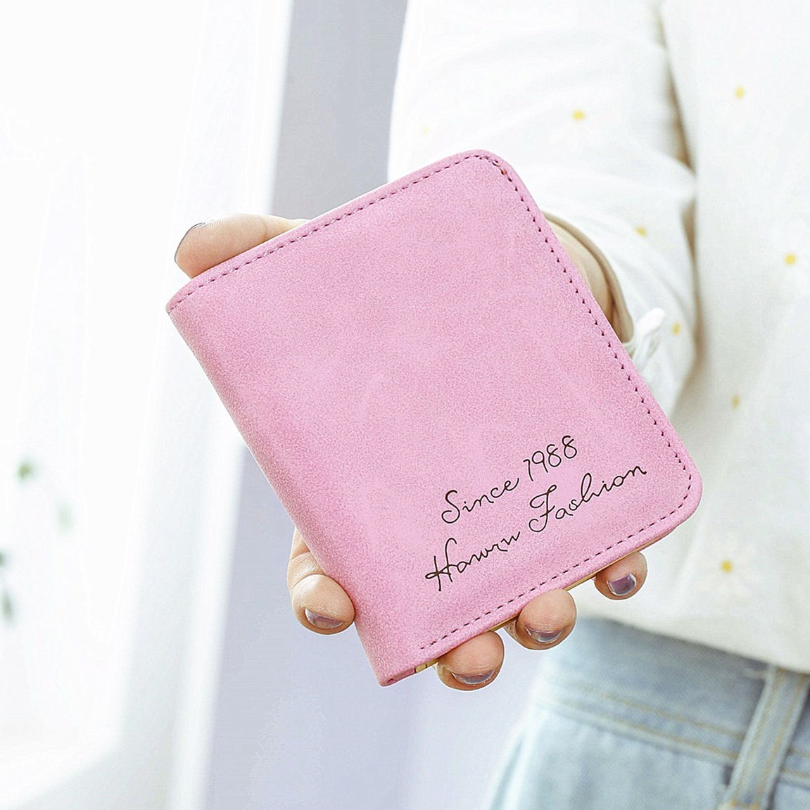 Ms Wallet Short Section Thin Section Gift Small Wallet Coin Purse Card Pack
