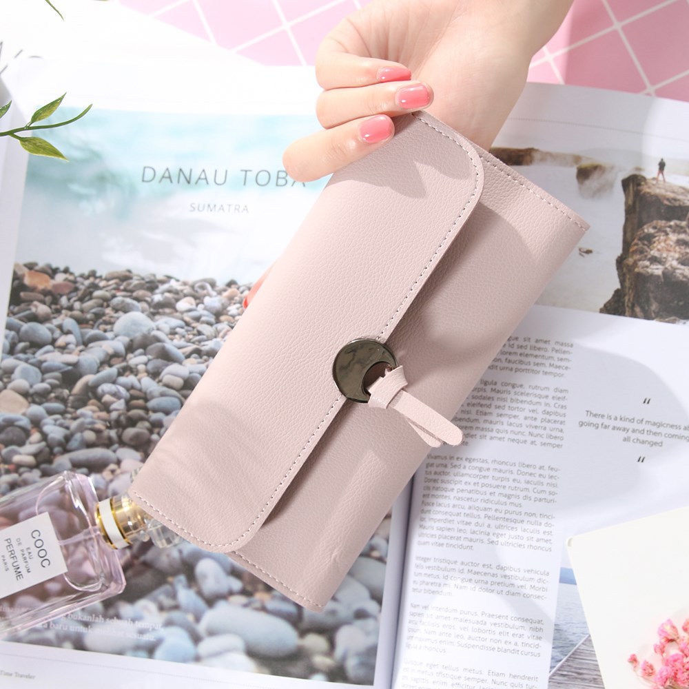 Handbag Multicolor Ms Wallet In the long Section Solid Color Knot Fold Sallet The New Lady bags