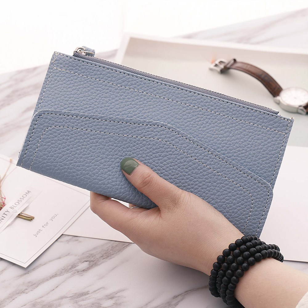 Ms Long Section Wallet Retro Lady Bags Coin Purse Fashion Ms Hand Bag