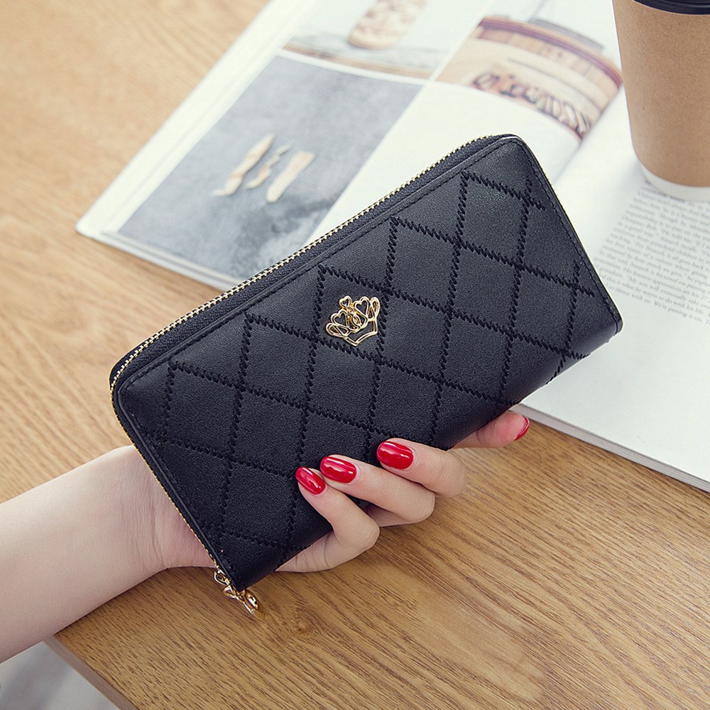 The New Long Section Ms Wallet Fashion Zipper Card Pack Female Hand bag Coin Purse