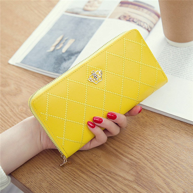 The New Long Section Ms Wallet Fashion Zipper Card Pack Female Hand bag Coin Purse