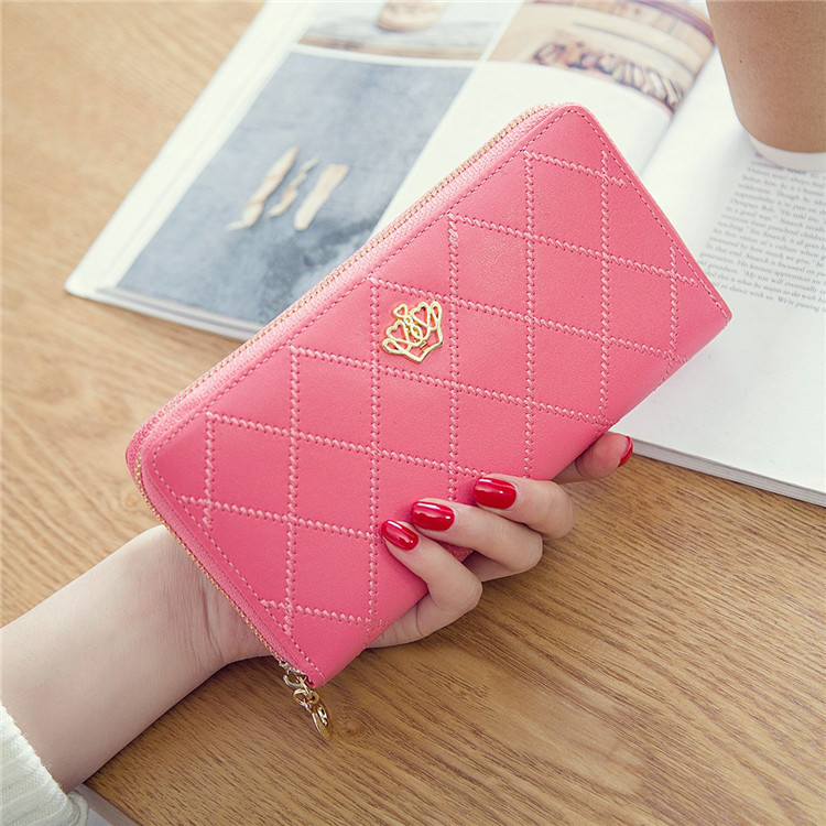 The New Long Section Ms Wallet Fashion Zipper Card Pack Female Hand bag Coin Purse
