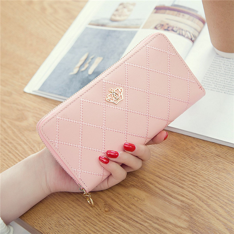 The New Long Section Ms Wallet Fashion Zipper Card Pack Female Hand bag Coin Purse