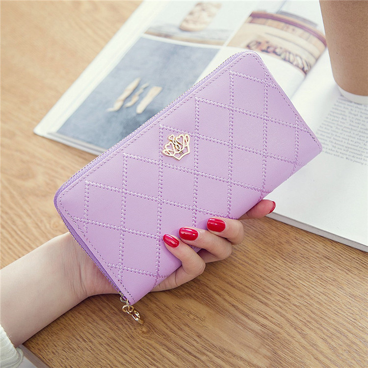 The New Long Section Ms Wallet Fashion Zipper Card Pack Female Hand bag Coin Purse