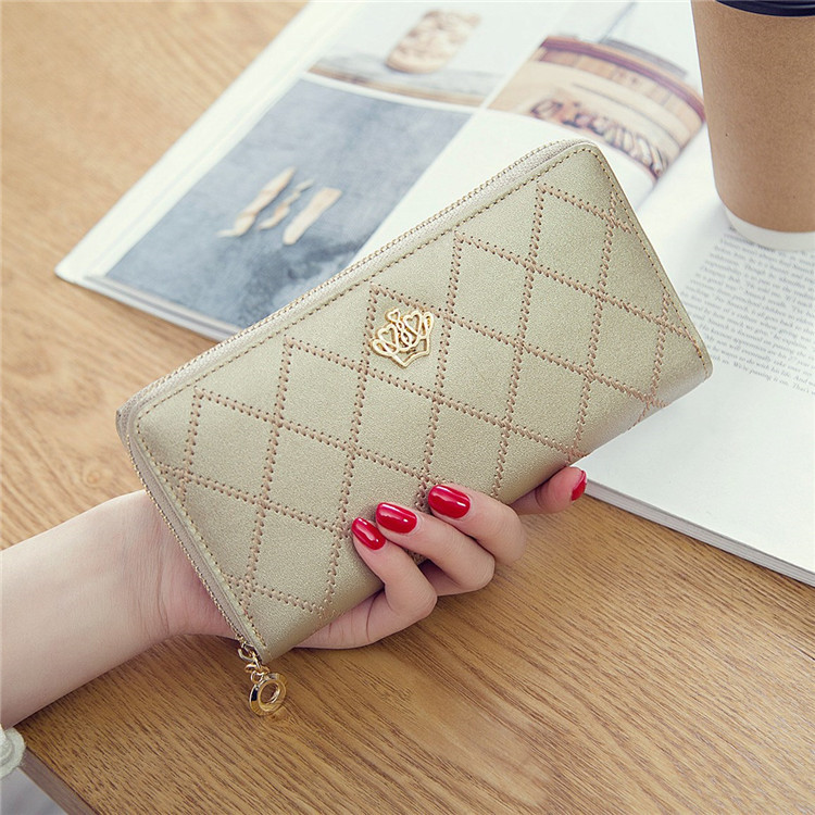 The New Long Section Ms Wallet Fashion Zipper Card Pack Female Hand bag Coin Purse