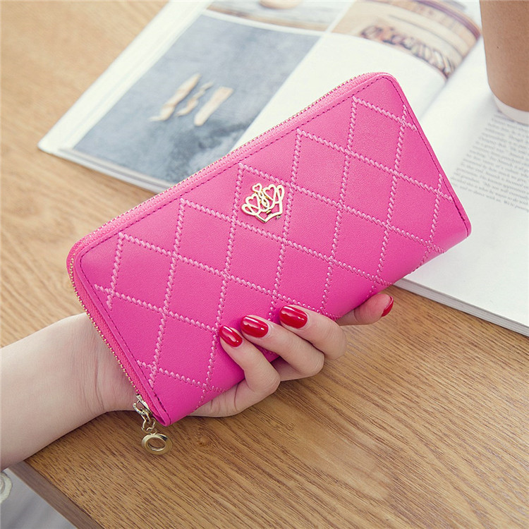 The New Long Section Ms Wallet Fashion Zipper Card Pack Female Hand bag Coin Purse