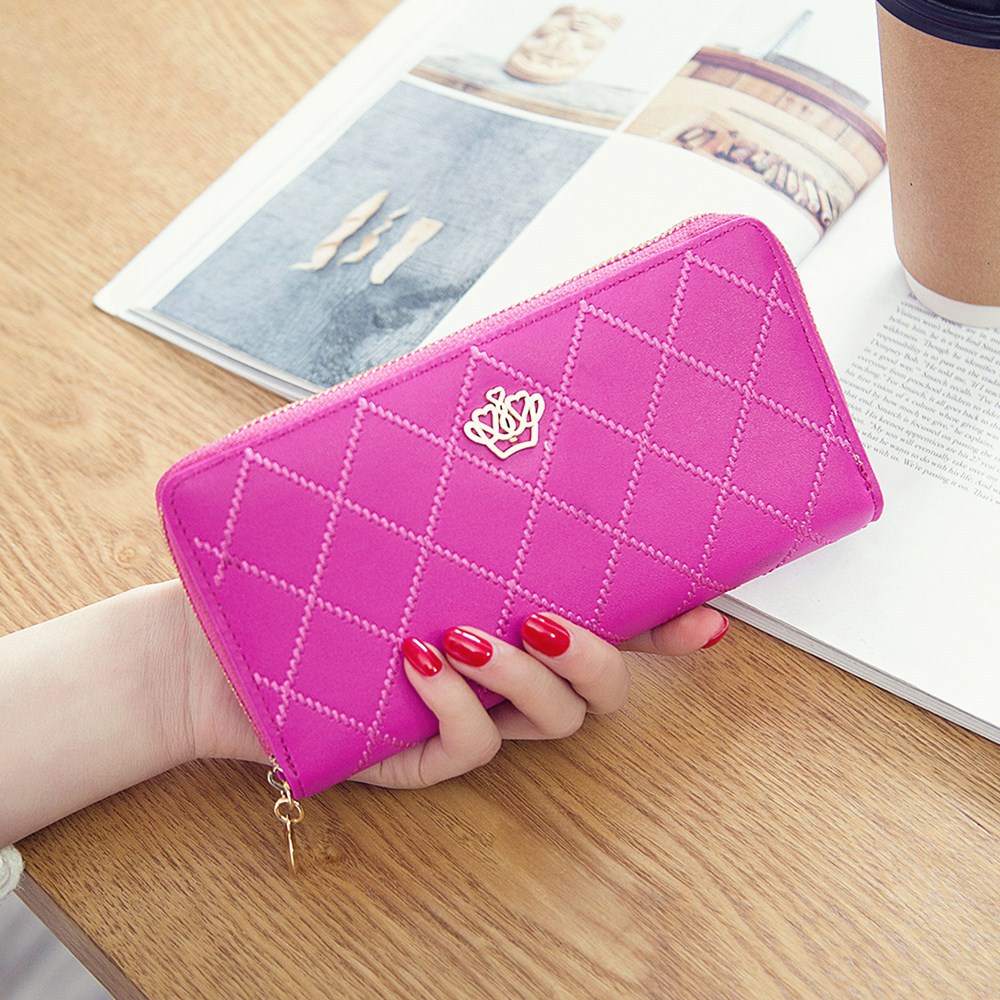 The New Long Section Ms Wallet Fashion Zipper Card Pack Female Hand bag Coin Purse