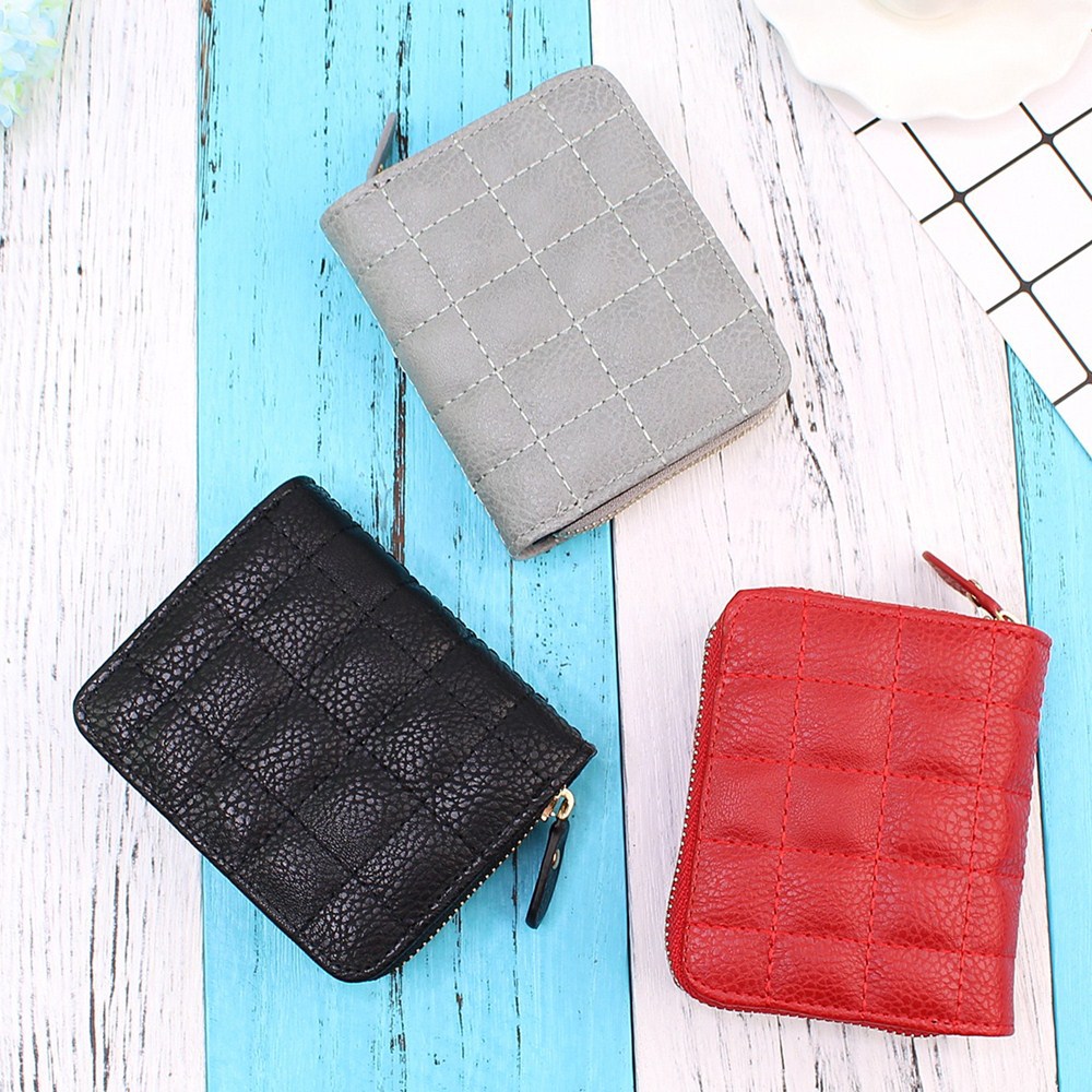 Mini Small Wallet Ms Zipper Short Section Lovely Coin Purse Student Embroidered Wallet