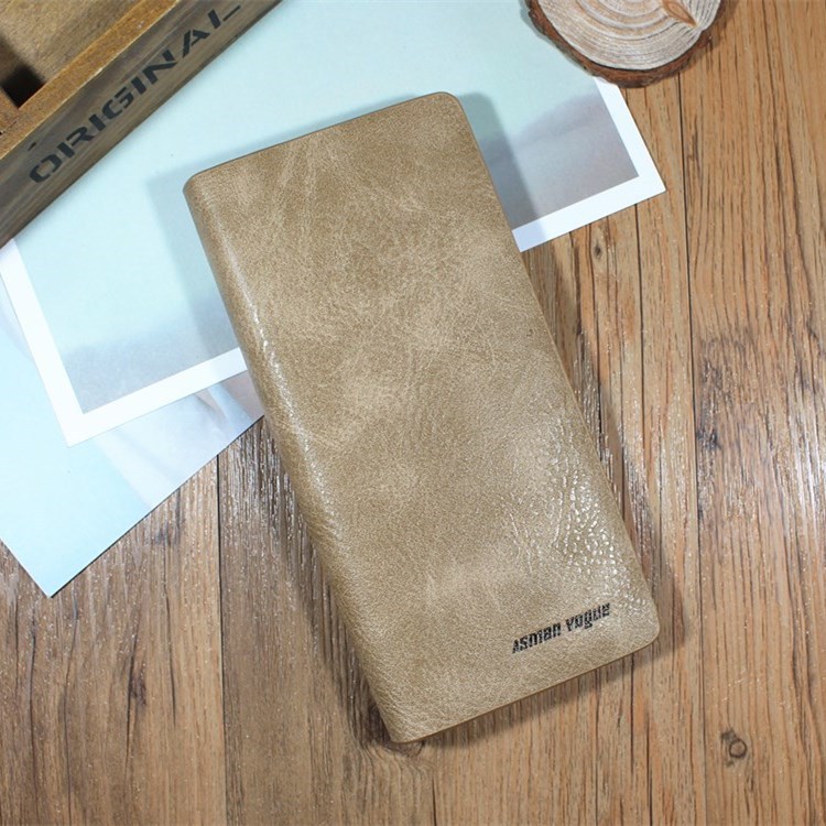 Men Long Section Zipper Wallet Fashion Multi-card bit Hand Bag Business Leisure Mobile Phone Bag