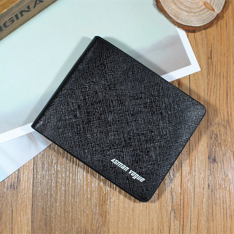 Men Short Section Tide Men Personality Wallet Cross Section Ultra thin Small Wallet Student Wallet