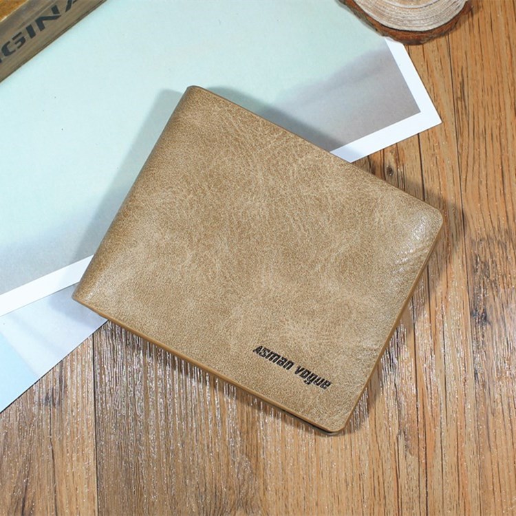 Men Short Section Tide Men Personality Wallet Cross Section Ultra thin Small Wallet Student Wallet