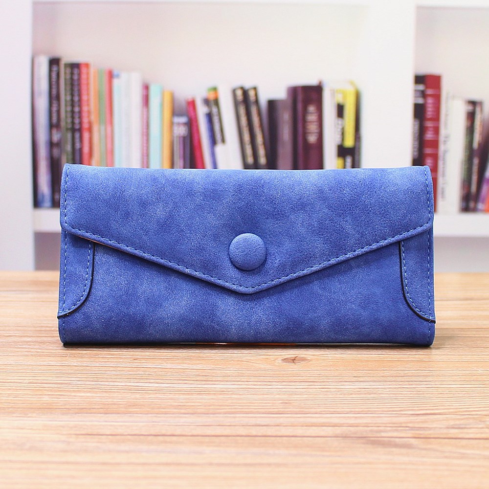 Ms Wallet PU Western Style Three Fold fashion High Capacity Multi-card Bit Wallet Hand Bag