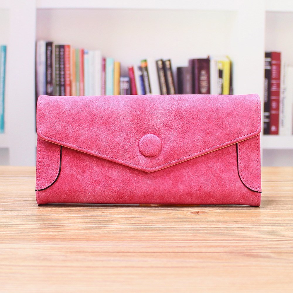 Ms Wallet PU Western Style Three Fold fashion High Capacity Multi-card Bit Wallet Hand Bag
