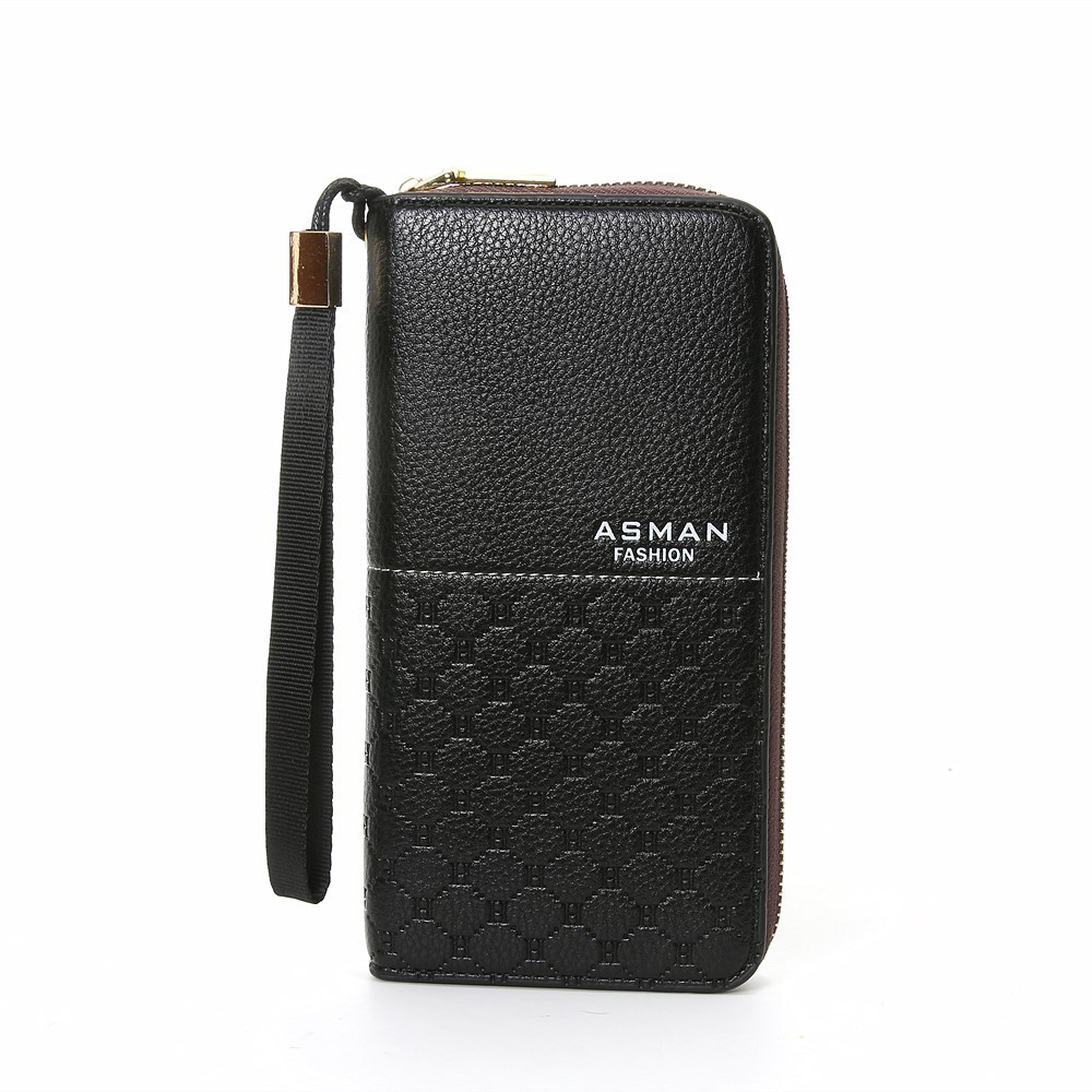 Business Wallet Long Section Zipper Handbag Men Wallet Big Bills Fashion Wallet