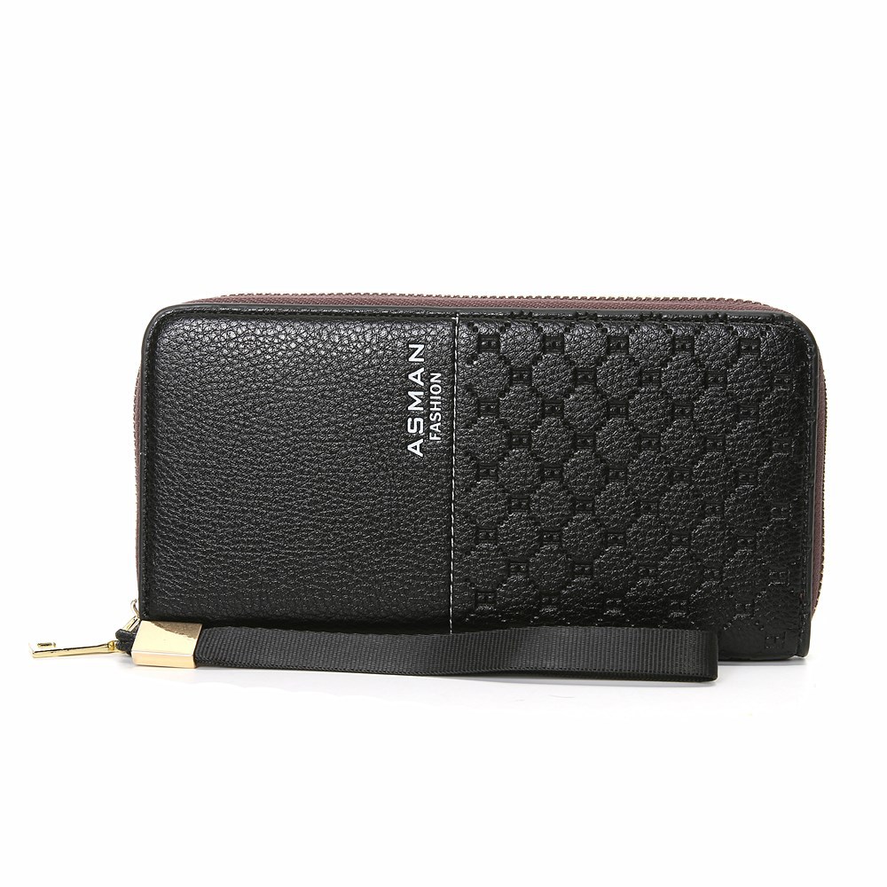 Business Wallet Long Section Zipper Handbag Men Wallet Big Bills Fashion Wallet