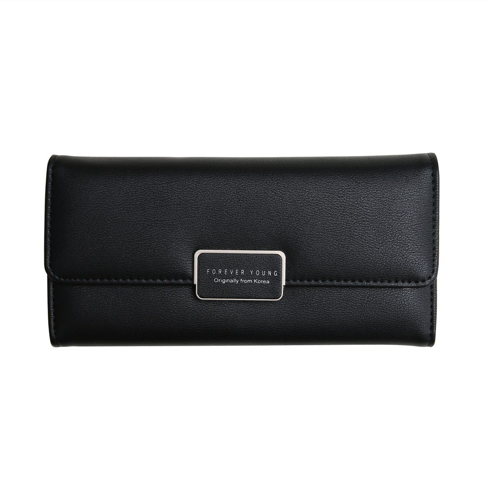 Ms Long Section Trend Buckle Hand Bag Western Style Fashion Multifunction Wallet
