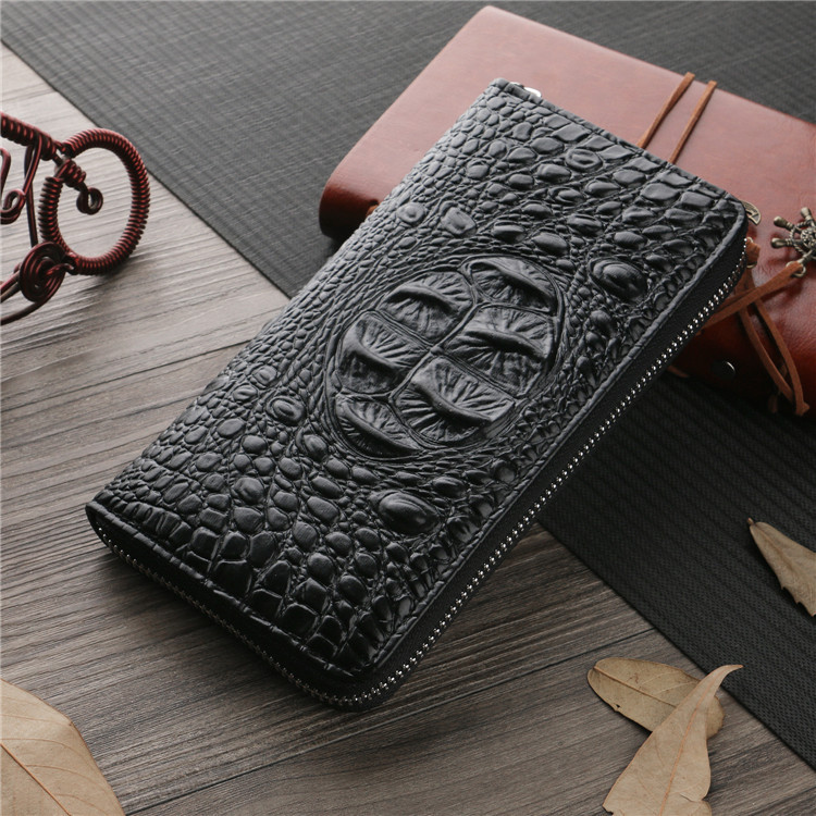 Men Wallet The New High Capacity Men Long Section Business Leisure Zipper Bag Hand Bag