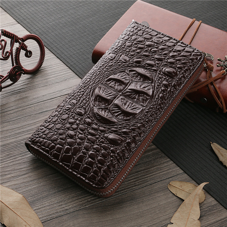 Men Wallet The New High Capacity Men Long Section Business Leisure Zipper Bag Hand Bag