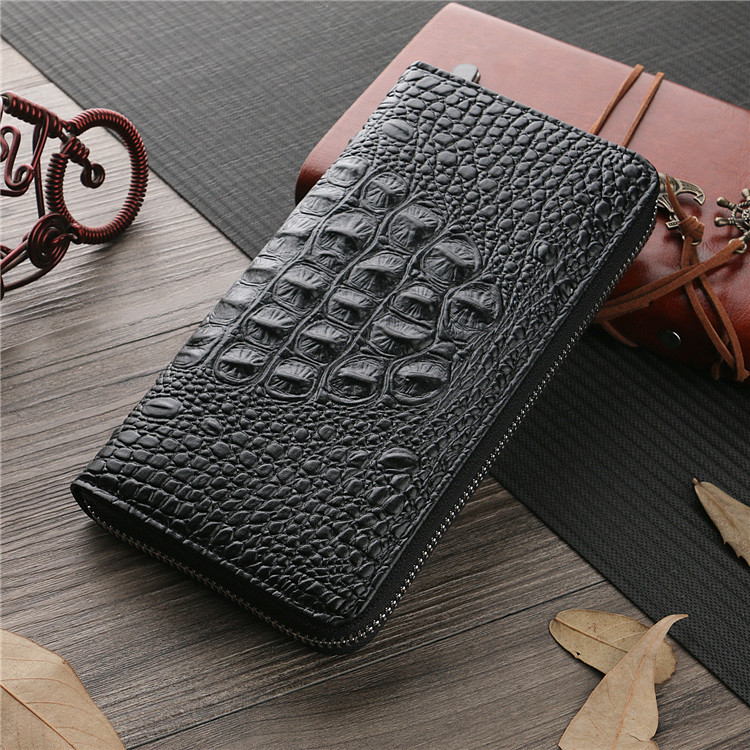 Men Wallet The New High Capacity Men Long Section Business Leisure Zipper Bag Hand Bag