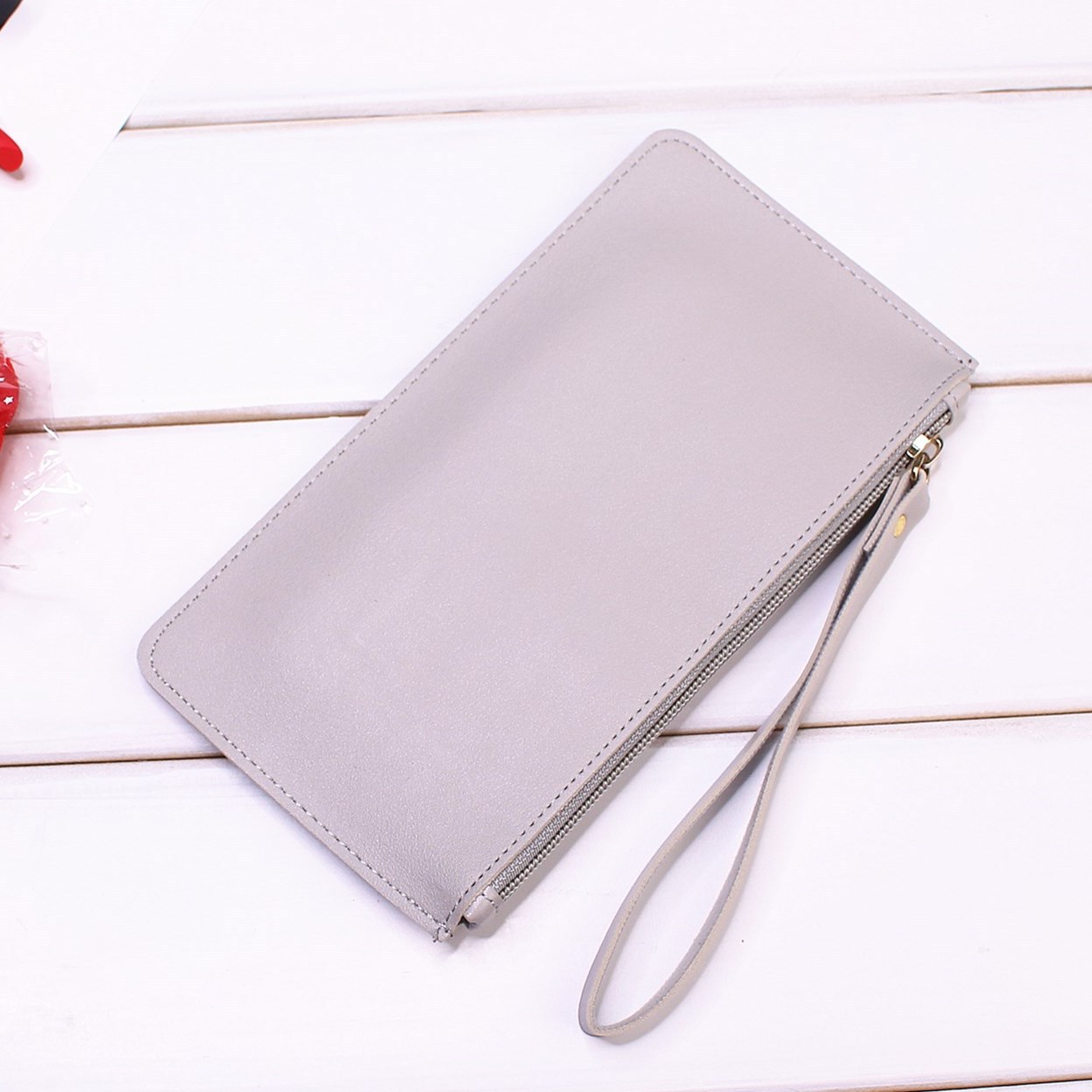 Leisure Soft Cover Long Section Wallet Fashion High Capacity Mobile Phone Hand Bag Coin Purse