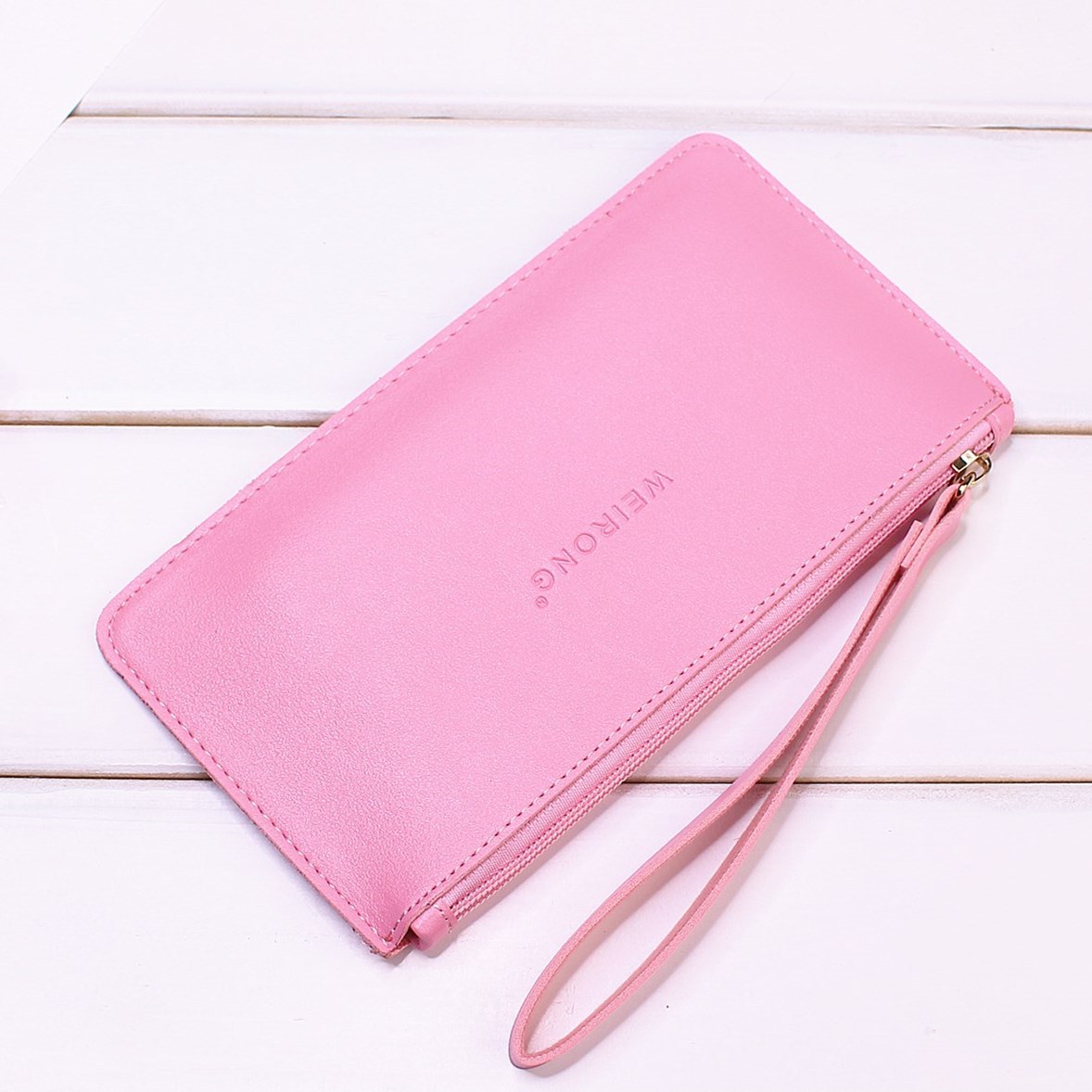 Leisure Soft Cover Long Section Wallet Fashion High Capacity Mobile Phone Hand Bag Coin Purse
