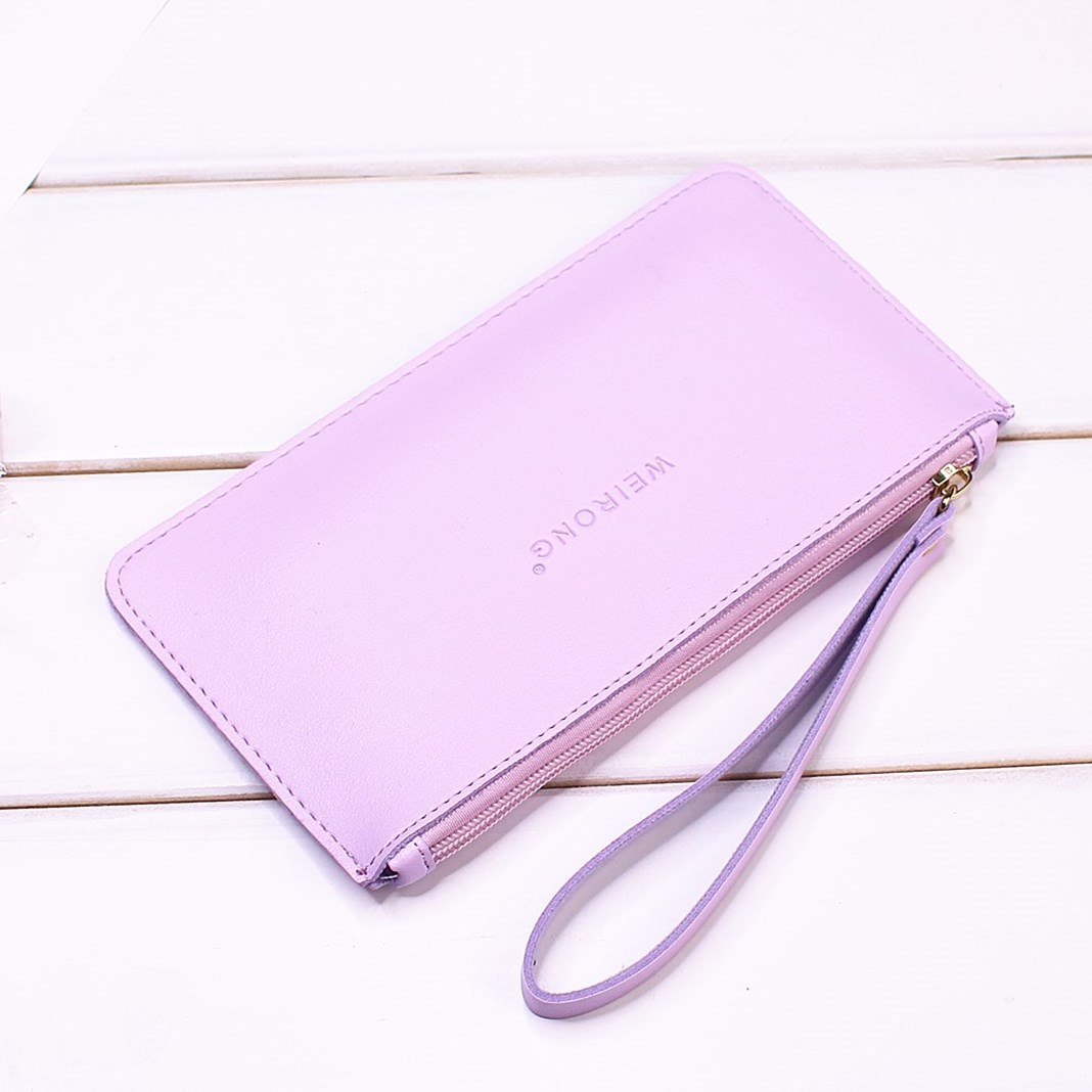 Leisure Soft Cover Long Section Wallet Fashion High Capacity Mobile Phone Hand Bag Coin Purse