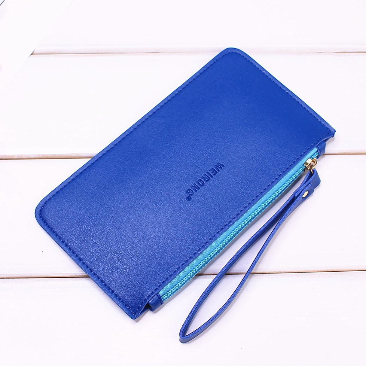 Leisure Soft Cover Long Section Wallet Fashion High Capacity Mobile Phone Hand Bag Coin Purse