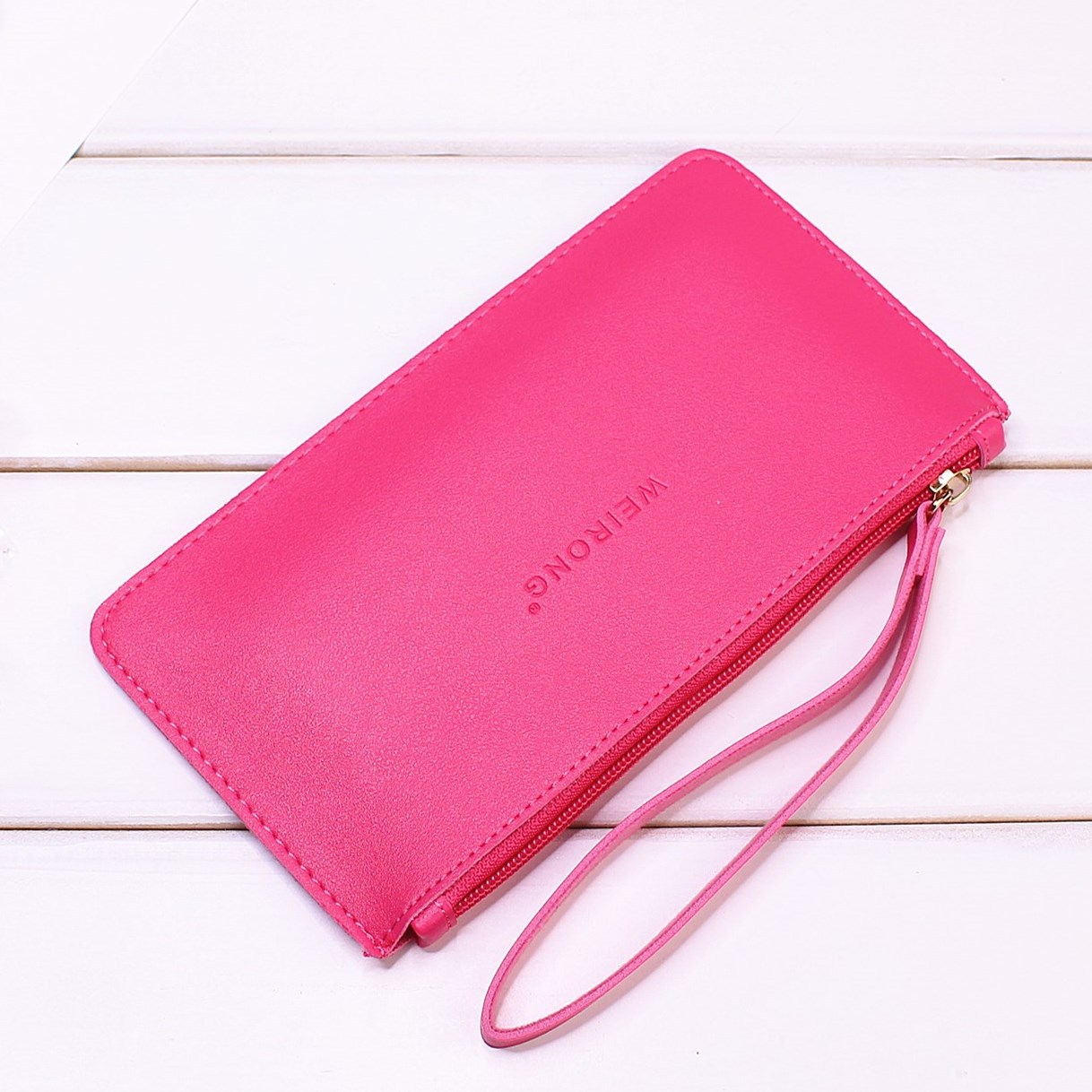 Leisure Soft Cover Long Section Wallet Fashion High Capacity Mobile Phone Hand Bag Coin Purse