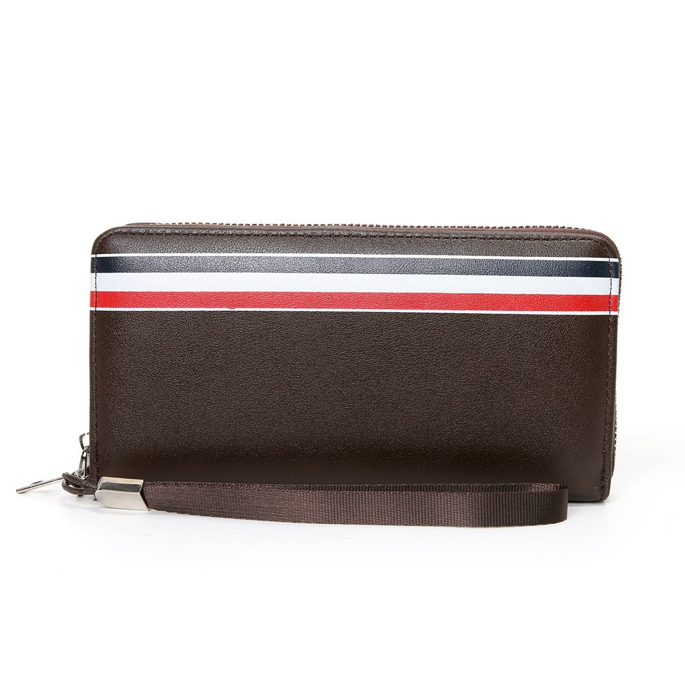 Western Style Men Long Section Wallet Zipper Fashion Hand Bag Business Leisure Male Wallet