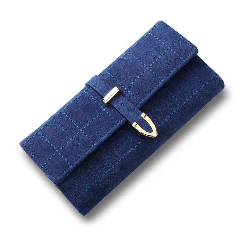 Western Style Retro Scrub Three Fold Wallet Spiraea Ms Wallet Coin Purse