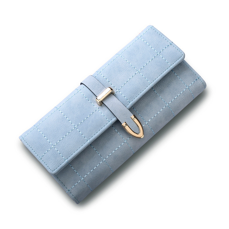 Western Style Retro Scrub Three Fold Wallet Spiraea Ms Wallet Coin Purse