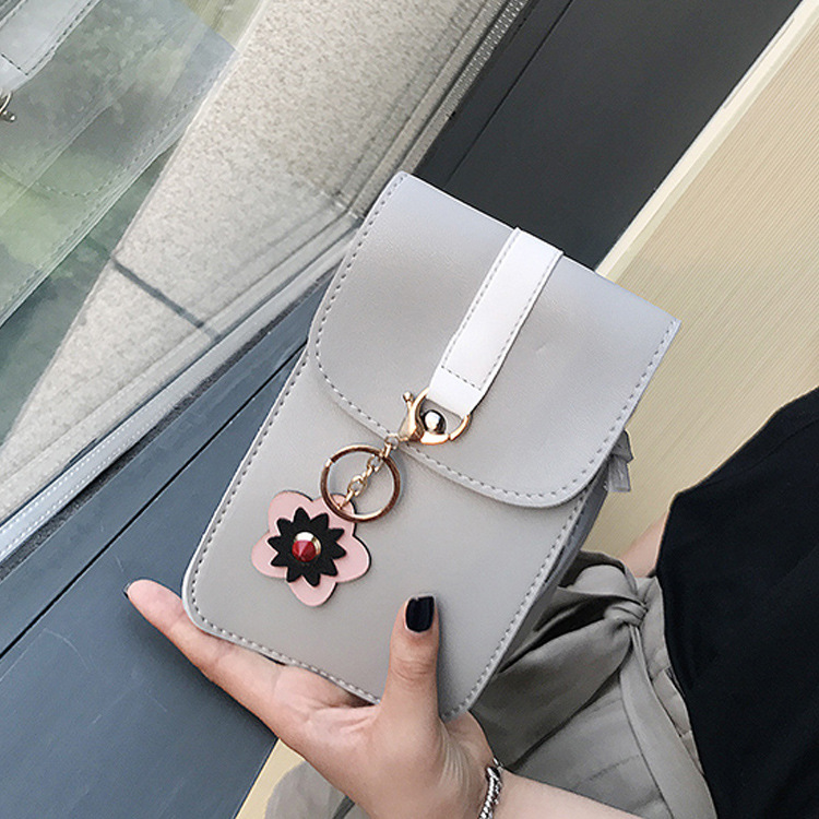 Ms Holding Hands Wallet Long Section Lovely Multifunction Wallet Messenger Mobile Phone Bag