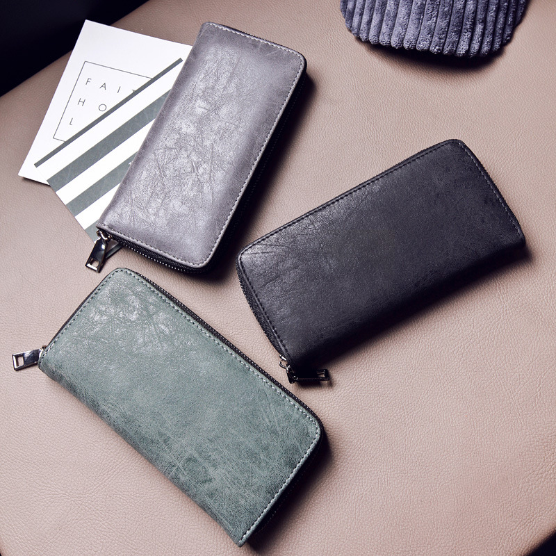 The New Ms Long Section Zipper Wallet Fashion Small Fresh Wallet Multifunction Hand Bag