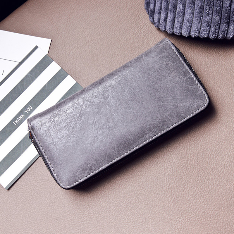 The New Ms Long Section Zipper Wallet Fashion Small Fresh Wallet Multifunction Hand Bag