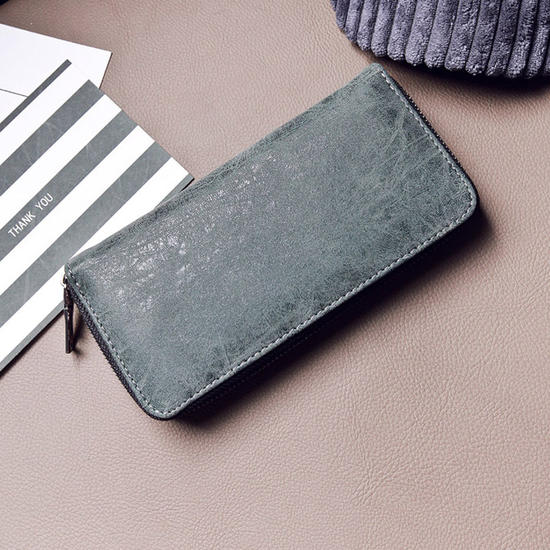 The New Ms Long Section Zipper Wallet Fashion Small Fresh Wallet Multifunction Hand Bag