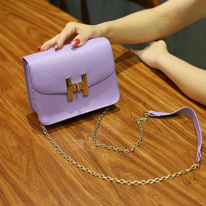 The New Small Square Bag Mini Bag Chain Bag Ms Fashion Leisure Shoulder Messenger Bag