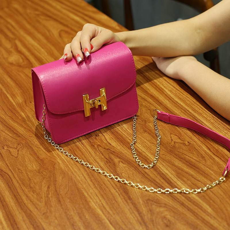 The New Small Square Bag Mini Bag Chain Bag Ms Fashion Leisure Shoulder Messenger Bag