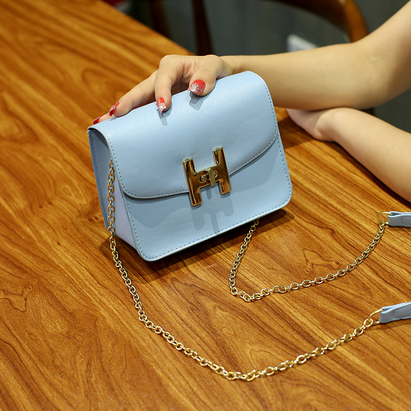 The New Small Square Bag Mini Bag Chain Bag Ms Fashion Leisure Shoulder Messenger Bag