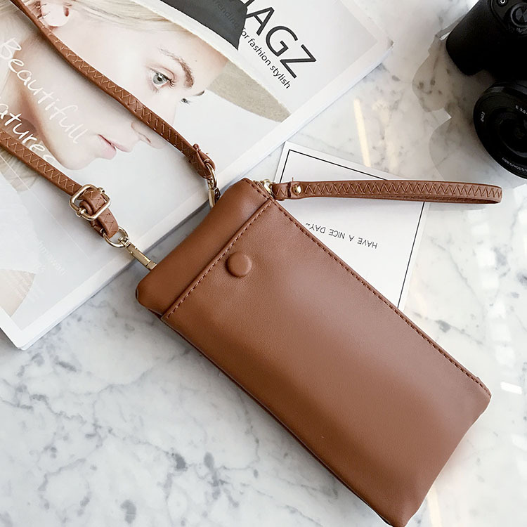 Trend Hard Money Mobile Phone Bag Multifunction Simple Messenger Bag Fashion Ms Wallet