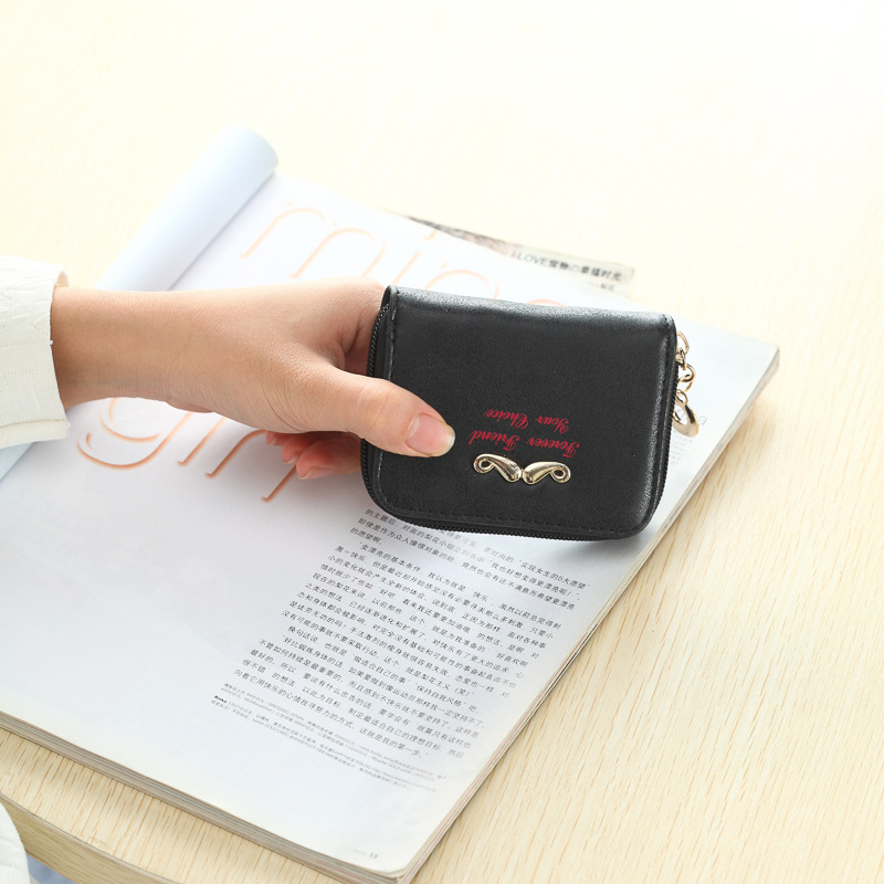 The New Wallet Short Section Ms Simple Personality Coin Purse Beard Tide Package