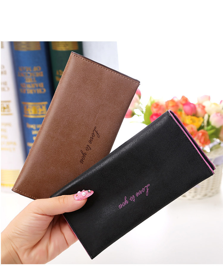 The New Ms Wallet Long Section Original Scrub Ultra Thin Retro Wallet Card Pack